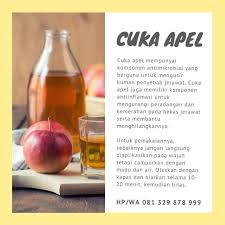 Cream Penghilang Bekas Jerawat Jerawat Obat Jerawat Cuka Apel