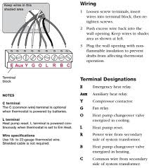 Installation in these areas could impact thermostat performance. Honeywell T Stat Rheem Heat Pump L E Aux W1 W2 Wiring Questions Diy Home Improvement Forum