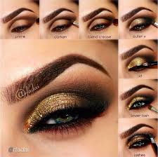 Resultado de imagem para maquiagem preta para noite passo a passo com fotos