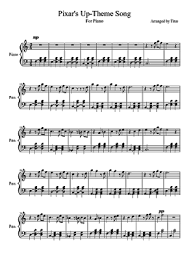 If you want to request a song, please click here. Free Piano Sheet Music For The Theme Song From Up