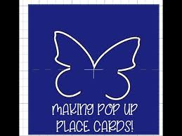 Diy party decorations, such as these place cards (or table cards ), are a fun way to assign seating or name the foods on your buffet table. How To Make Pop Up Place Cards Youtube