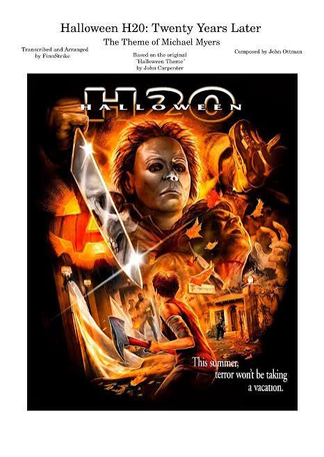 Halloween H20 - The Theme of Michael Myers Sheet Music for Piano, Vocals,  Celesta, Flute & more instruments (Mixed Ensemble) | MuseScore.com