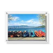 Cecolic Cornici Per Cornici In Acrilico A Parete Cornice Https Www Amazon It Dp B07l2rlvcb R Acrylic Picture Frames Gallery Frames Hanging Picture Frames