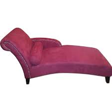 Regardless of where you place this chaise lounge, the samuel's soft eye catching design will draw attention in the room. Burgundy Chaise Lounge W Nailheads Aptdeco