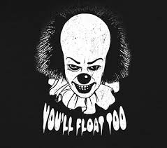 Pennywise maquette, multicolor, 13 inches. Stephen King Es T Shirt Roman Blenden Pennywise Boser Clown Horror Blu Ray Tee Ebay