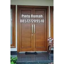 Pintu 2 daun dobel jati adalah pintu yang terbuat dari bahan kayu jati asli, daun pintu ini memiliki bebrapa model yaitu klasik, modern, minimalis bahkan mewah. Pintu Kusen Daun 2 Pintu Minimalis Rumah Utama Pr 003 Oleh Pintu Rumah Minimalis Klasik Ukir Jepara Murah Di Jepara