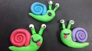 It dries hard and can be formed into creations or used to make handprint & footprint keepsakes. How To Make Snail Clay Modelling For Kids Making Colourful Animal Shapes From Clay Youtube Clay Modelling For Kids Clay Crafts For Kids Clay Art For Kids