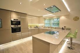 open plan kitchen diner, peninsular