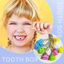 10 Pieces Plastic Baby Tooth Keepsake Box Set, Multicolor Teeth Storage  Case Holders Portable Container for kids Boys Girls : Baby