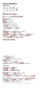 You Re Beautiful James Blunt Ukulele Songs Ukulele Chords Ukulele Chords Songs