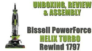 Bissell Powerforce Helix Turbo Belt Keeps Coming Off Bissell Power Force Helix Turbo Rewind 1797 Vacuum Cleaner Unboxing Review Assembly Youtube