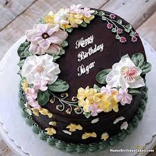 Birthday Cake For Himanshu The Name Sagar Is Generated On Happy Birthday Images Download Or Share With Your F Happy Birthday Cake Photo Happy Birthday Cake Images Birthday Wishes Cake