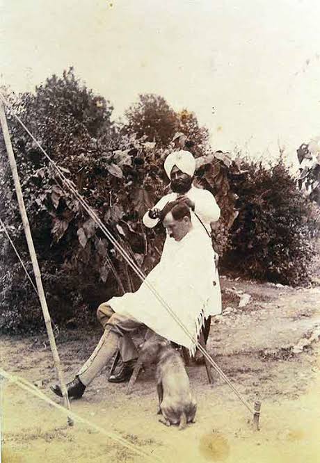 Domestic Life During British India Era, 1890 Photo - Past-India