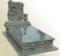 Olive Green Granite Monument