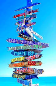 Island Direction Signs Key West Beach Signs Places