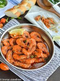 Jamaican Inspired Peppered Shrimp Recipe Yummly Recipe Jamaican Recipes New Orleans Bbq Shrimp Stuffed Peppers