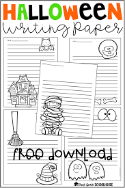 A line divided into 3 to. Halloween Writing Paper Is A Packet Of Free Lined Writing Paper Printables With A Hallow Halloween Writing Halloween Writing Paper Halloween Writing Activities