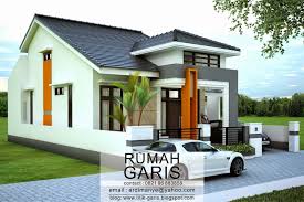 Desain rumah minimalis 2 lantai. Desain Rumah Tingkat Minimalis Menyamping Cek Bahan Bangunan