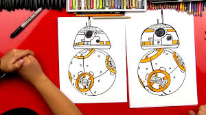How To Draw Bb 8 From Star Wars Art For Kids Hub Art For Kids Hub Drawing For Kids Art For Kids