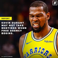 Does this mean Kevin Durant has already made up his mind? 🧐