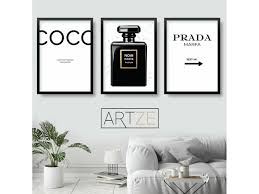 Chanel fragrance art, art background beautiful beauty chanel coco chanel colorful design flowers fragrance inspiration perfume pretty retro roses you could have searched for chanel fragrance wall art and this page displays the closest product suits we have now for chanel perfume wall art to. Rent Fashion Set Of 3 Black White Coco Chanel Quote Prada Noir Perfume Wall Art Print In London Rent For 0 00 Day