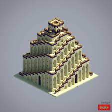 Great Ziggurat Minecraft Castle Amazing Minecraft Minecraft Blueprints
