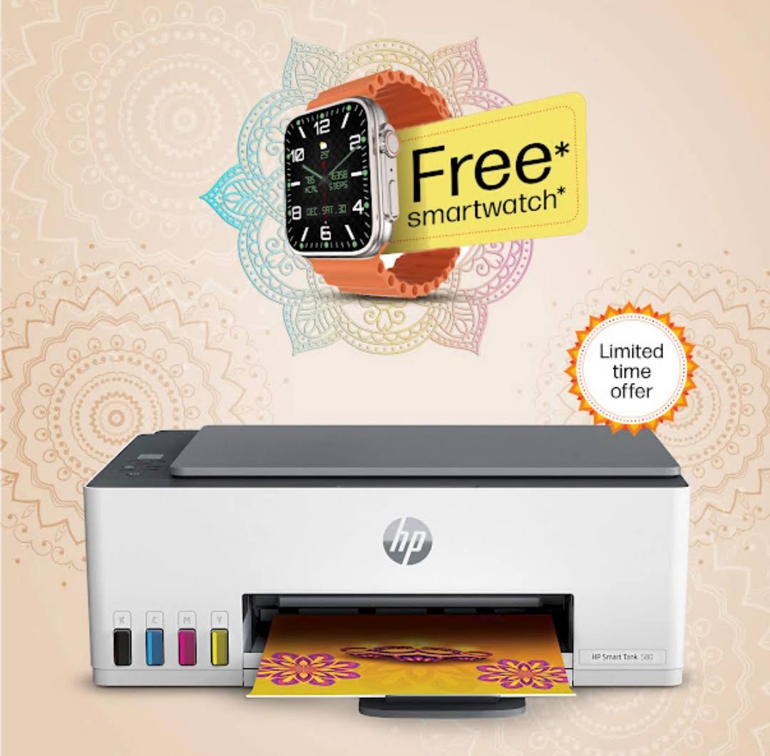 HP 580 Smarttank WiFi Colour Printer product image
