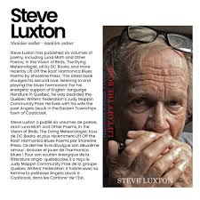 Books and Blues with Black Cat Books (in collaboration with Explore Lennox  & Entreprendre Sherbrooke)! Tomorrow, Tuesday August 22 from 5:30-7:00 at  Square Queen. Local author and musician Steve Luxton will be