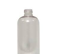 8oz 24mm Boston Round Squat PET Bottle - ParkwayJars.com