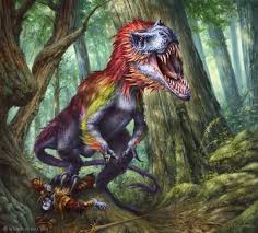 Dinosaur Token Mtg Art Creature Concept Art Dinosaur Art
