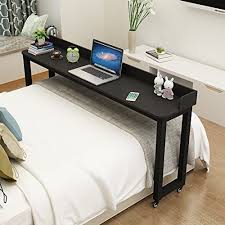 Make It Just Short Enough To Fit Under Shelf Over Table By Tv But Tall Enough To Roll Over Bed When Wanted Bed Table Laptop Desk For Bed Bed Table On