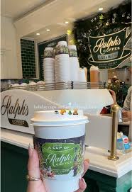 Enjoying Holiday Coffee at Ralph Lauren Cafe