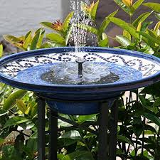 Pompes solaires pour étang et fontaine. Nouveau Fontaine Solaire 1 6w Fontaine Exterieur De Jardin Tekhome Fontaine A Eau Deco Jardin Mini Pompe Fontaine De Jardin Bains D Oiseaux Fontaine Solaire