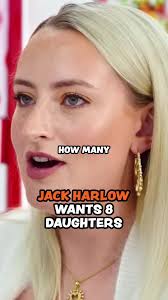 #JackHarlow really wants 8 daughters 😭 Do y’all want the same⁉️🤔 Via:  @ameliadimz #RapTV #jackharlowedit #ameliadimoldenberg