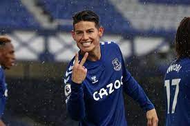 James rodríguez (everton) remate com o pé direito no coração da área ao lado inferior direito da baliza. Hasil Everton Vs Brighton James Rodriguez Dwigol The Toffees Raih 4 Kemenangan Beruntun Halaman All Kompas Com