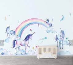 Rainbow Wallpaper Gambar Unicorn