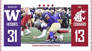John o'kane is the head team physician and has been a team physician at the uw since. Recap And Highlights Washington Beats Washington State In 112th Apple Cup The Spokesman Review