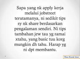Tips pitching mohon kerja di jobstreet. Resume Kreatif A Twitter Ni Sedikit Tips Nk Apply Kerja Kt Jobstreet Yg Ramai Xtahu Ni Cara Tambahan Yg Sy Sendiri Guna Alhamdulillah Sgt Berkesan Utk Sy Explanation Siap Dgn Contoh Sekali