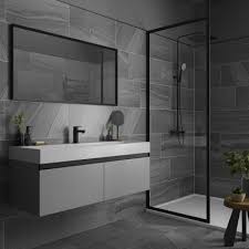 Slate is one of the most popular material for bathroom floor ideas and designs. Floor Tiles Stone Floor Tiles Tile Giant Slate Bathroom Tile Slate Bathroom Small Bathroom Tiles