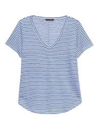 Linen V Neck T Shirt Banana Republic T Shirts For Women Linen Tee Latest T Shirt