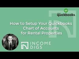 How To Setup Your Quickbooks Chart Of Accounts For Rental