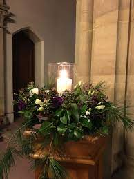 Traditional ceremony altar covered in ivory rose petals. Pin On Wedding Ideas Winter Weddings