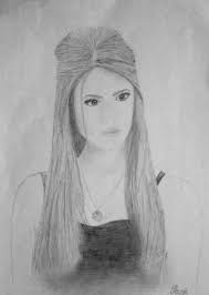 How to draw vampire diaries coloring pages. Katherine Pierce Katerina Petrova Elena Gilbert Nina Dobrev The Vampire Diaries Elena Gilbert Nina Dobrev Katherine Pierce Drawing