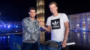 The spanish player, seeded fifth, converted only two of 11 break points. Dominic Thiem Tomas Berdych Kick Off The 2018 Qatar Exxonmobil Open In Doha Atp Tour Tennis