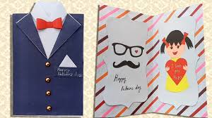 Today it's your turn to show how much you love him. Diy Father S Day Greeting Card Ideas Handmade Father S Day Cards Youtube