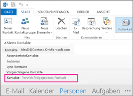Starten sie outlook, klicken auf ordnerliste. Offnen Und Verwenden Eines Geteilten Postfachs In Outlook Office Support