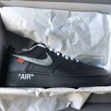 Off White Black Air Force 1 On Feet Nike Air Force 1 07 X Off White X Moma Size 11 5 Bnib Nike Air Force Nike Air Nike Air Force Sneaker