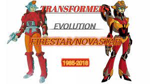 FIRESTAR/NOVASTAR: Evolution in Cartoons and Video Games (1985-2018) |  Transformers - YouTube