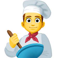 At its most basic, cooking means applying heat to food. Man Cook Emoji Meaning Copy Paste
