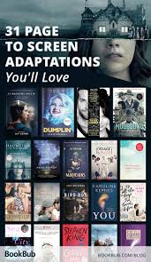 You Ll Love These Page To Screen Adaptations Book Club Books Books That Are Movies Music Book